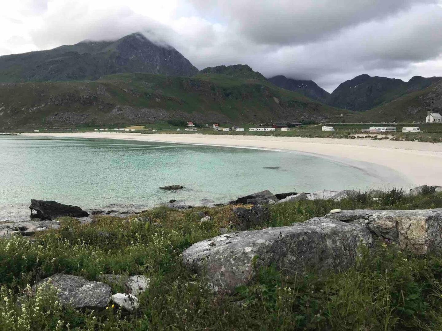 Haukland Beach House Leknes Exteriör bild