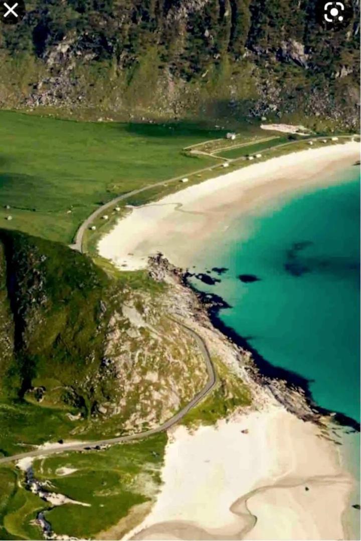 Haukland Beach House Leknes Exteriör bild