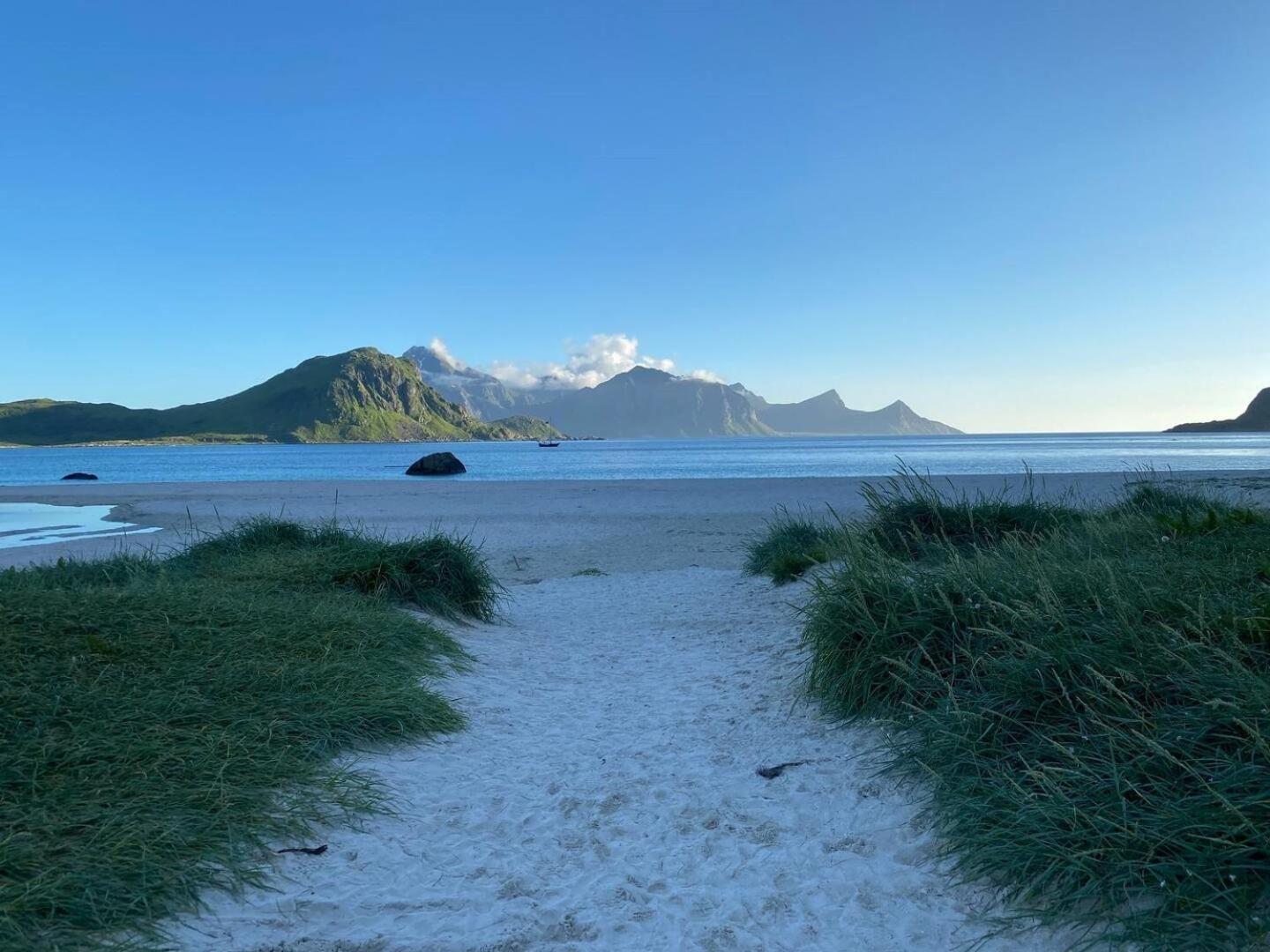 Haukland Beach House Leknes Exteriör bild